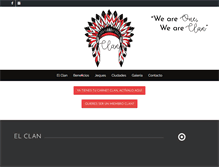 Tablet Screenshot of clan-colombia.com